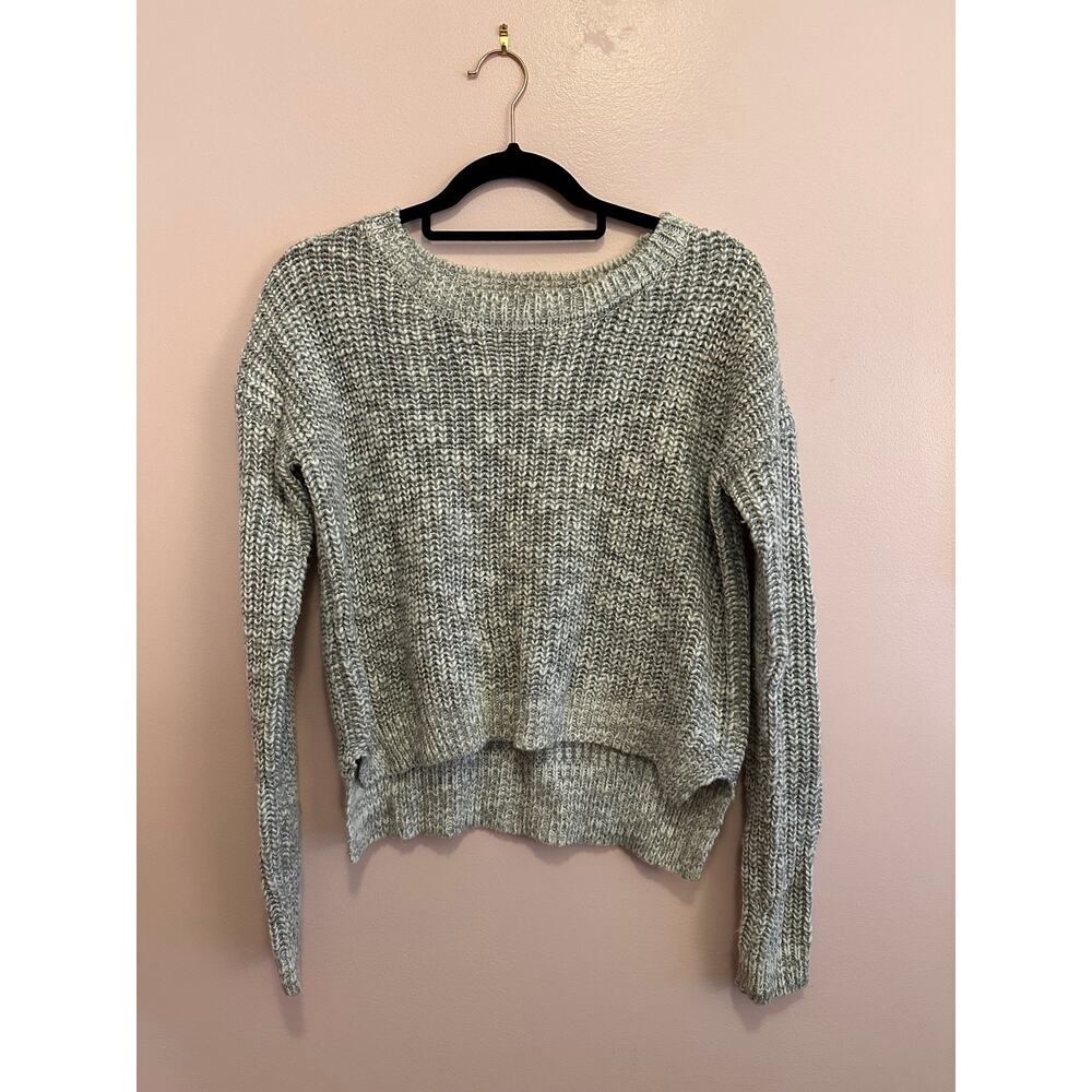 Forever 21 Gray Chunky Knit Long Sleeve Pullover Sweater Small